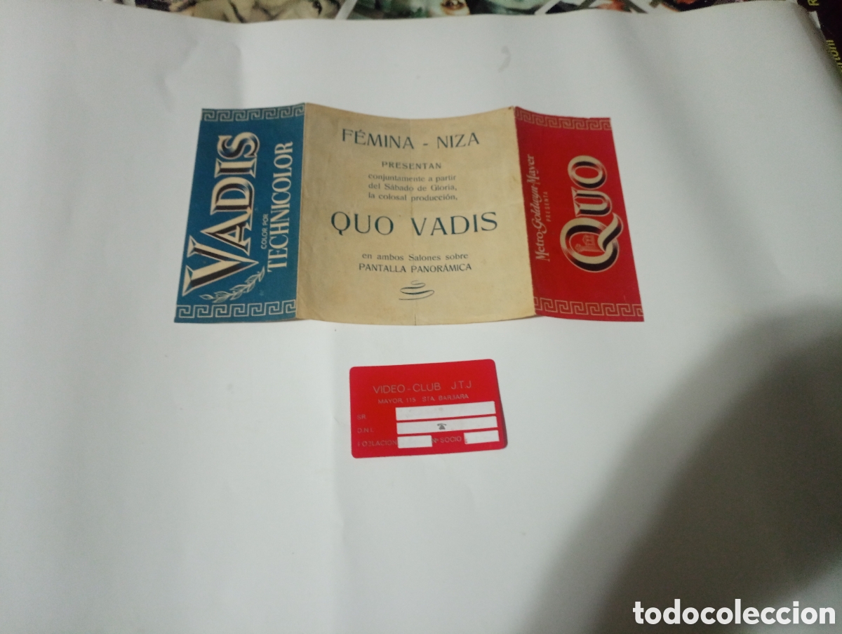 Cine: Folleto de mano quo vadis - Foto 3