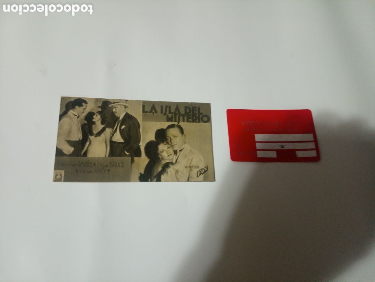 Cine: Folleto de mano la isla del misterio - Foto 1