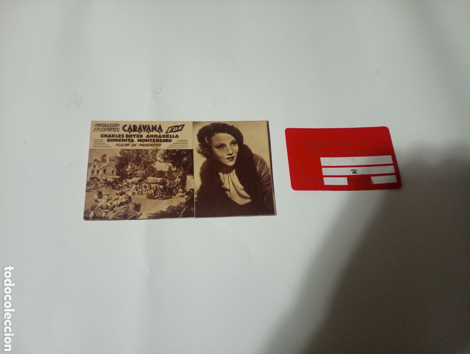 Cine: Folleto de mano caravana