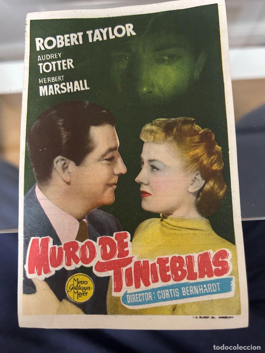 Cine: &ordm;1151 muro de tinieblas cine perez miravete bigastro alicante con publicidad buen estado
