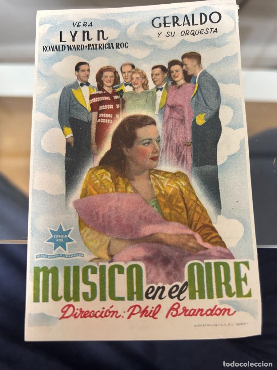 Cine: &ordm;1153 musica en el aire cine kursaal reus con publicidad buen estado