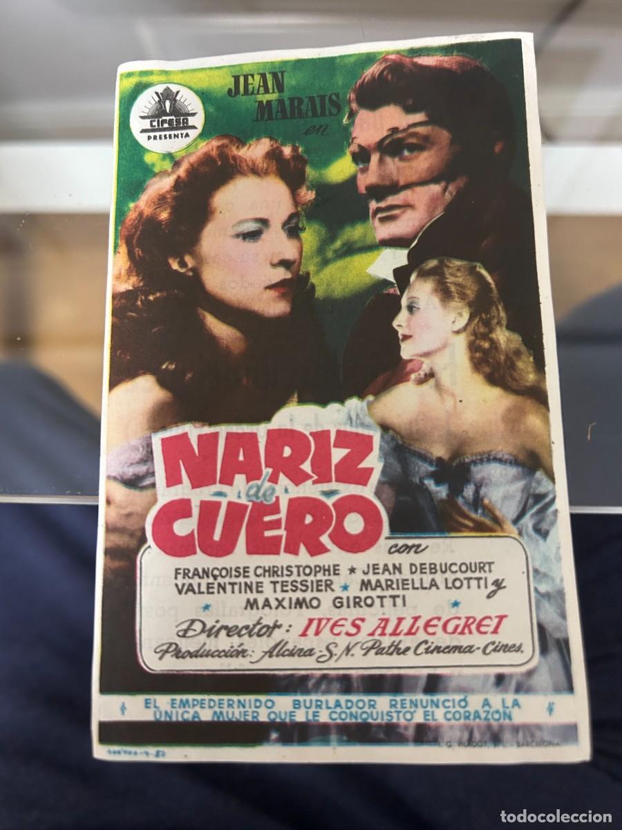 Cine: &ordm;1157 nariz de cuero con publicidad buen estado quintanar de la orden toledo
