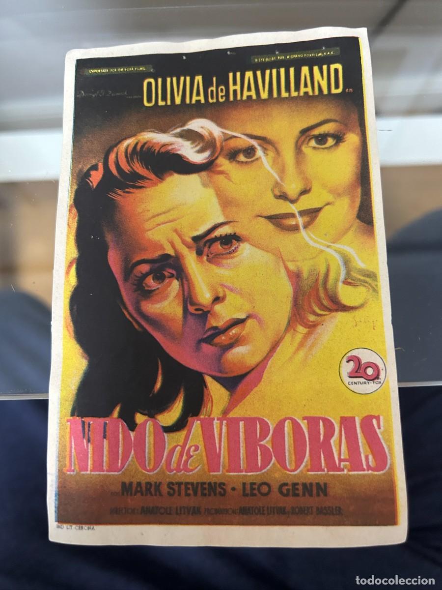Cine: &ordm;1163 nido de viboras sin publicidad buen estado