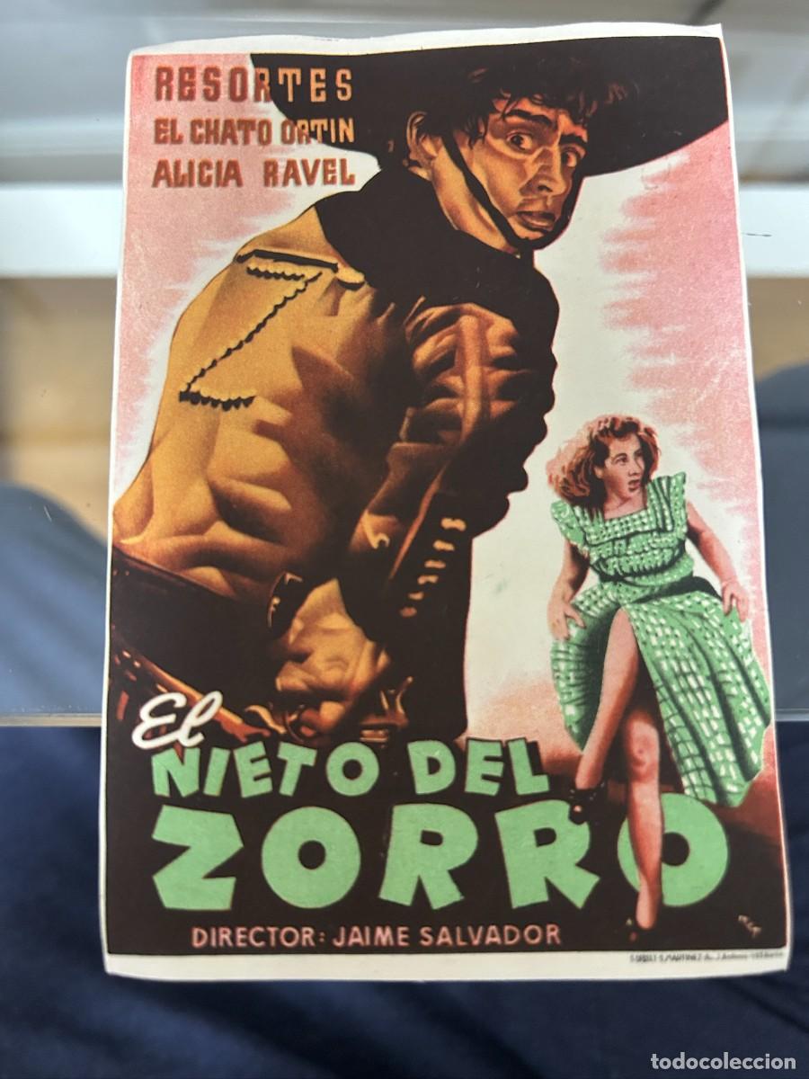 Cine: &ordm;1166 el nieto del zorro sin publicidad buen estado