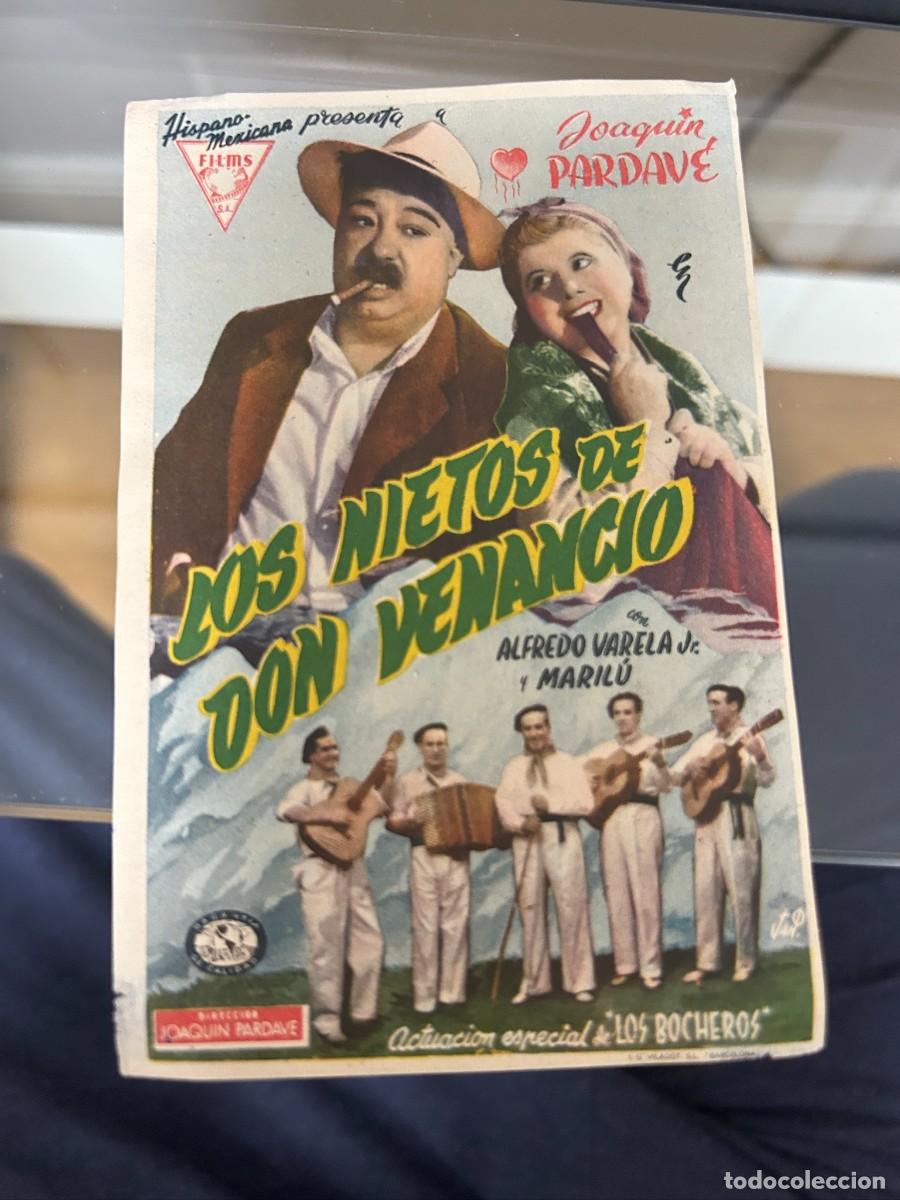 Cine: &ordm;1168 los nietos de don venancio cine mari leon con publicidad buen estado