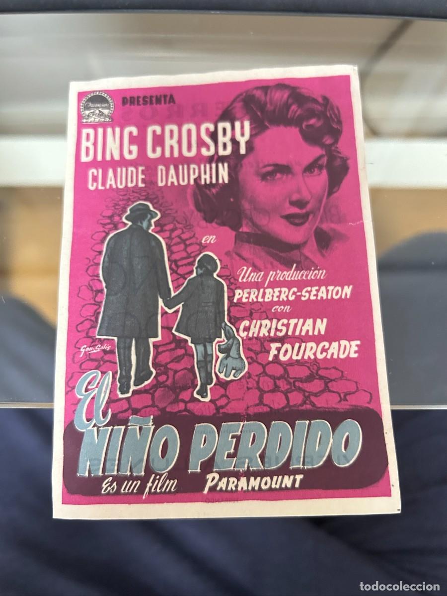 Cine: &ordm;1174 el ni&ntilde;o perdido cine monterrosa con publicidad buen estado