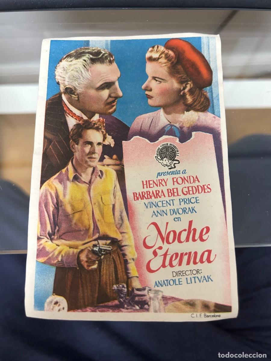 Cine: &ordm;1190 noche eterna sello burgos buen estado
