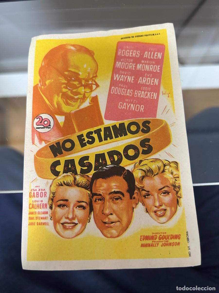 Cine: &ordm;1193 no estamos casados sin publicidad buen estado