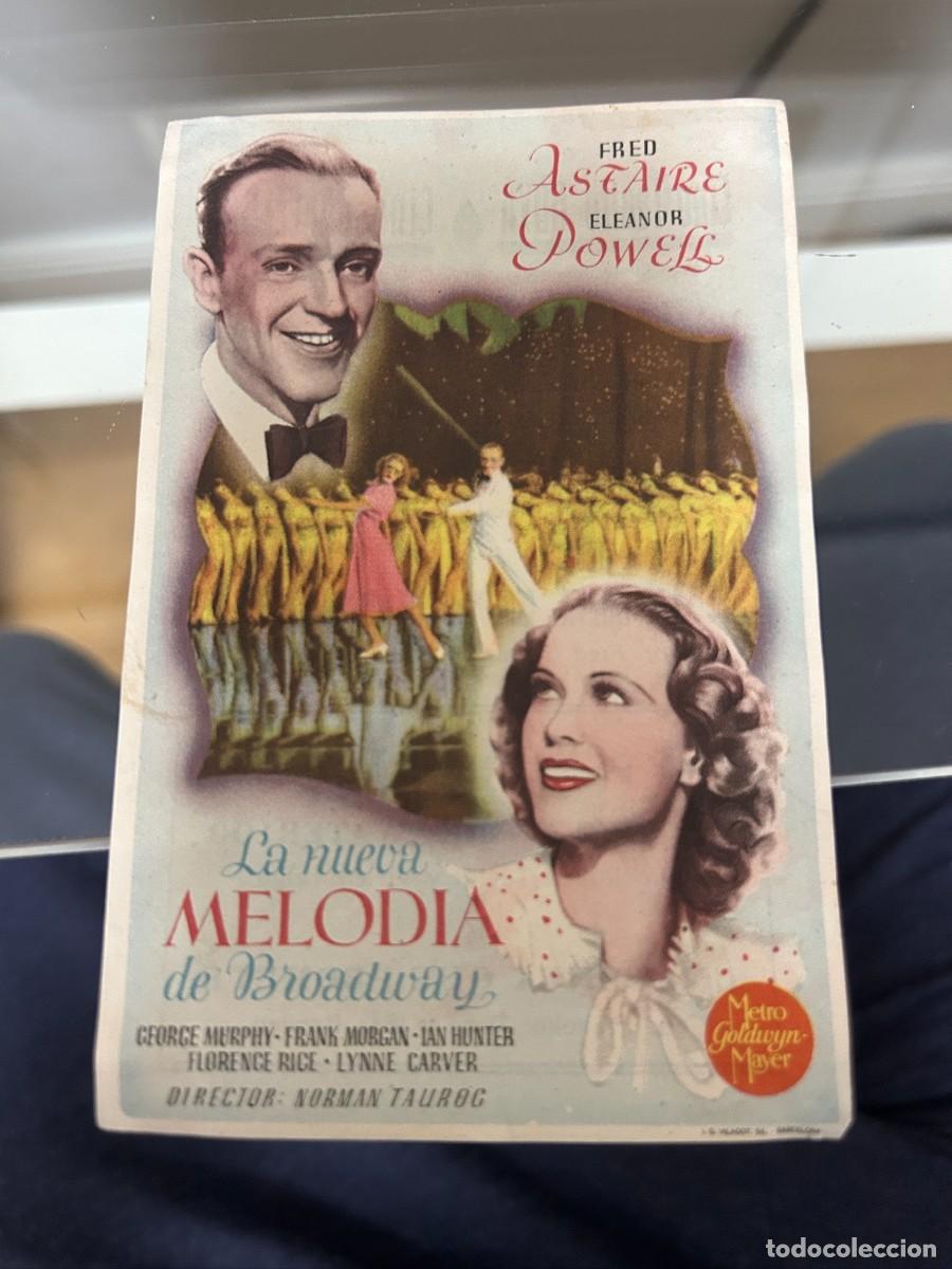 Cine: &ordm;1208 la nueva melodia de broadway cine teatro goya y cine barcelona barcelona con publicidad buen e