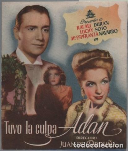 Cine: PROGRAMA DOBLE DE CINE: TUVO LA CULPA ADAN PC-11870 - Foto 1