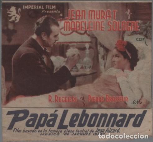 Cine: PROGRAMA DOBLE DE CINE: PAPA LEBONNARD PC-11876