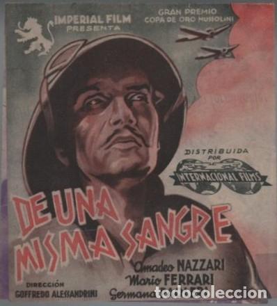 Cine: PROGRAMA DOBLE DE CINE: DE UNA MISMA SANGRE PC-11887