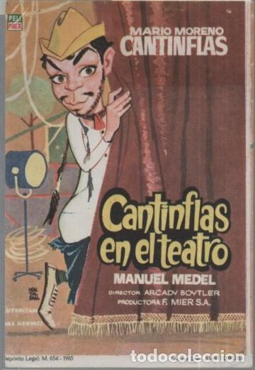 Cine: PROGRAMA DE CINE: CANTINFLAS EN EL TEATRO PC-11890