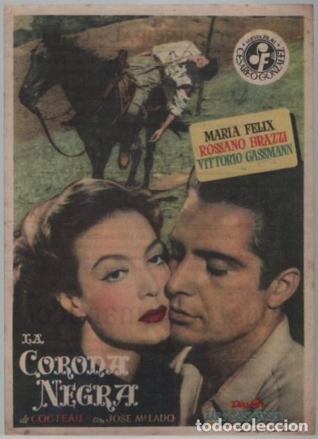 Cine: PROGRAMA DE CINE: LA CORONA NEGRA PC-11893 - Foto 1