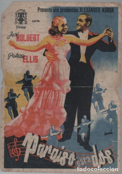 Cine: PROGRAMA DE CINE: PARAISO PARA DOS PC-11895 - Foto 1
