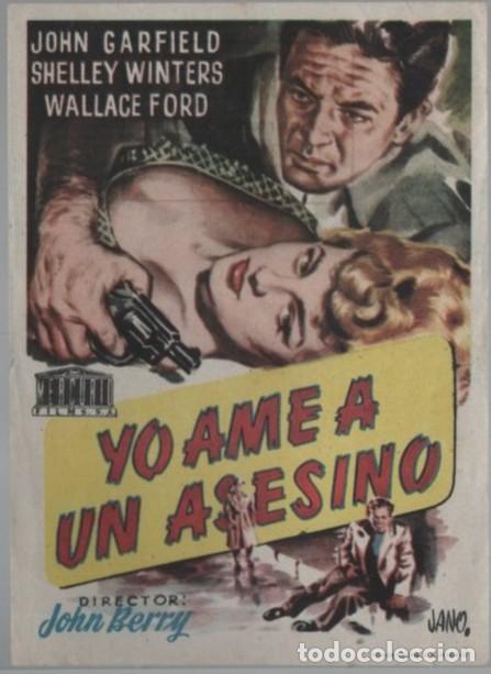 Cine: PROGRAMA DE CINE: YO AME A UN ASESINO PC-11902