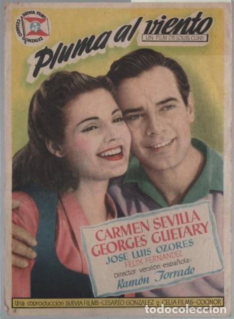Cine: PROGRAMA DE CINE: PLUMA AL VIENTO PC-11907