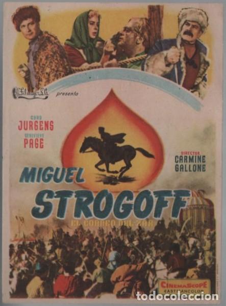 Cine: PROGRAMA DE CINE: MIGUEL STROGOFF PC-11917 - Foto 1