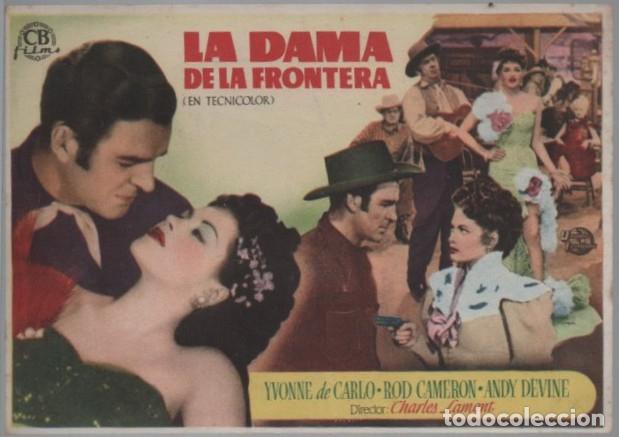 Cine: PROGRAMA DE CINE: LA DAMA DE LA FRONTERA PC-11918 - Foto 1