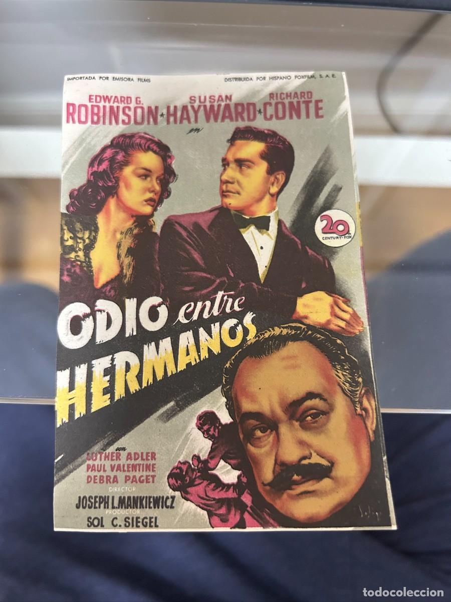 Cine: &ordm;1219 odio entre hermanos sello de barcelona buen estado como se ve