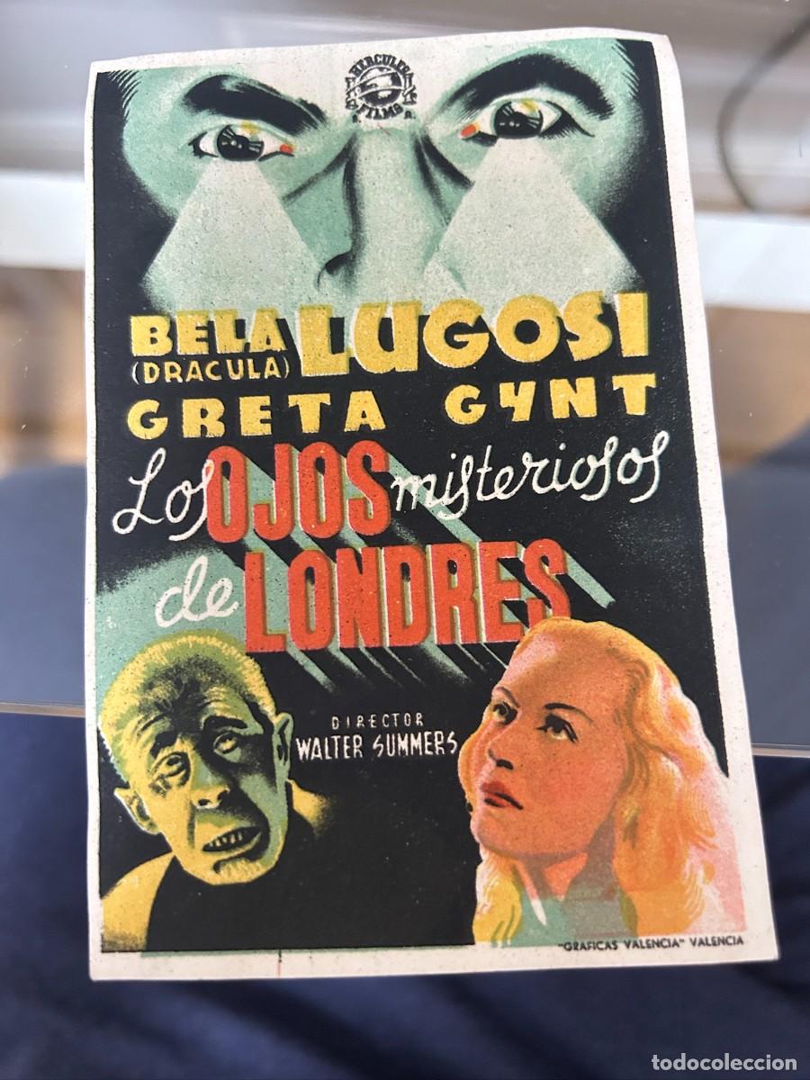 Cine: &ordm;1222 los ojos misteriosos de londres sin publicidad buen estado