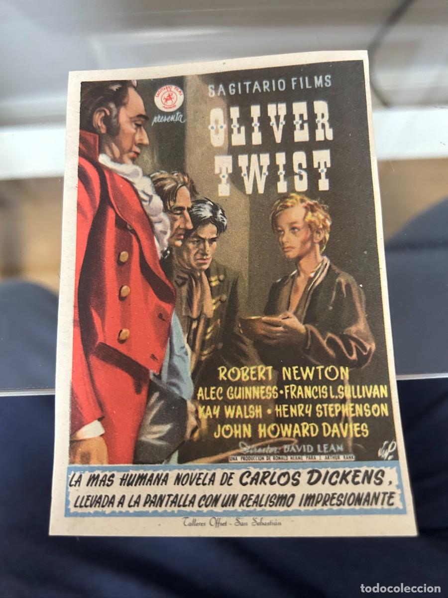 Cine: &ordm;1224 oliver twist cine dorado zaragoza con publicidad buen estado