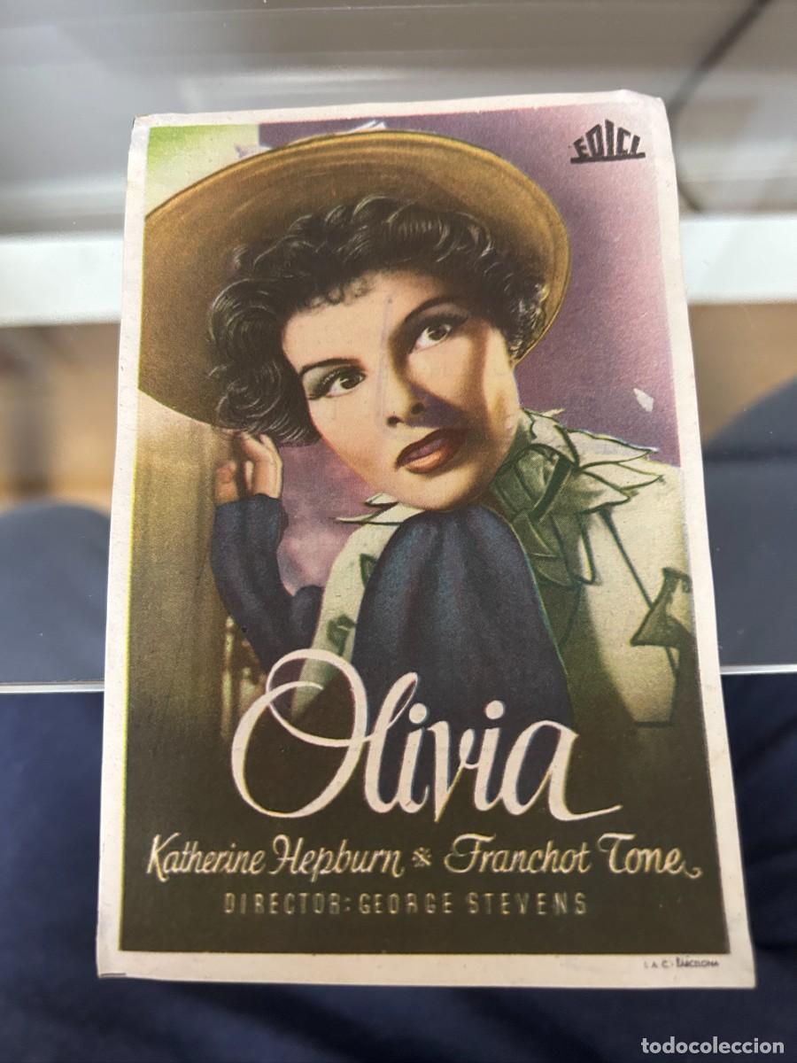 Cine: &ordm;1225 olivia cine echegaray malaga con publicidad buen estado