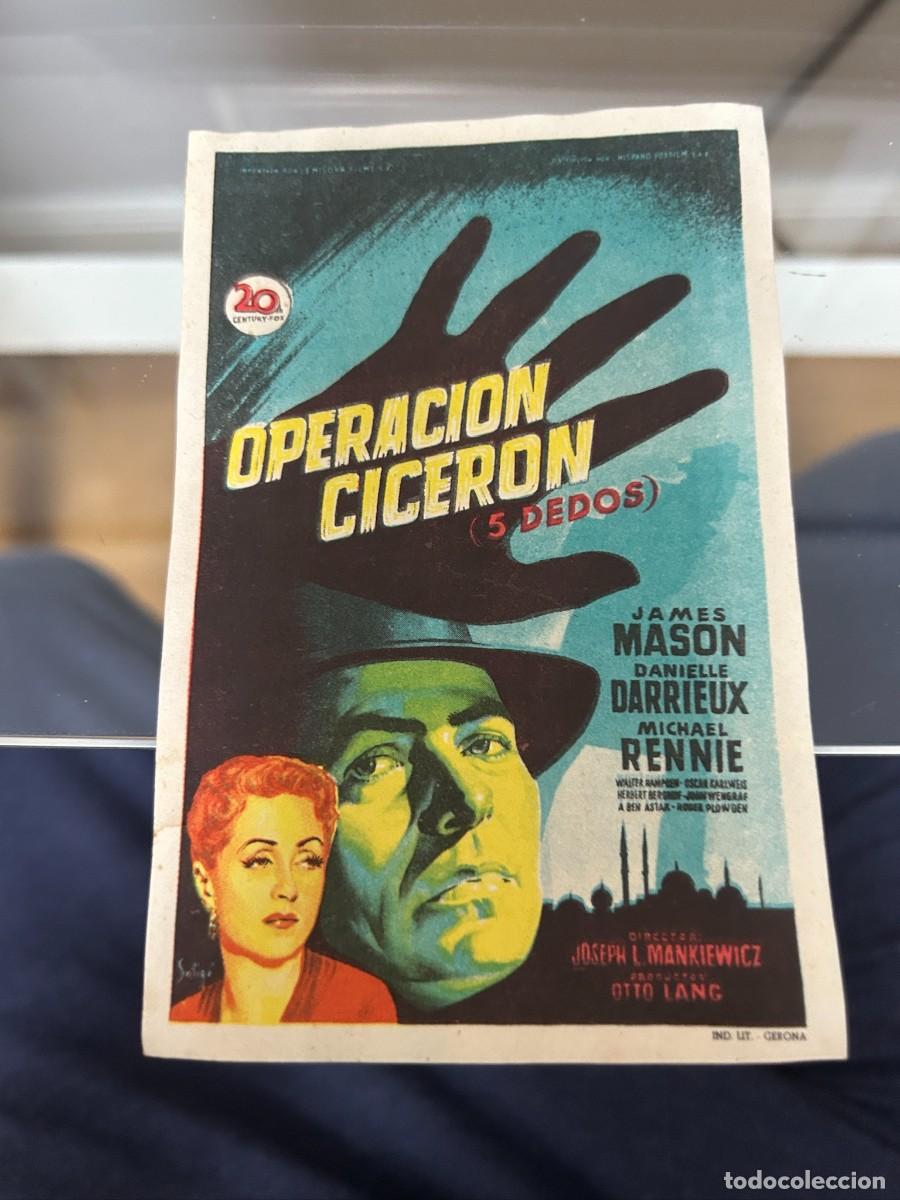 Cine: &ordm;1227 operacion ciceron sin publicidad buen estado