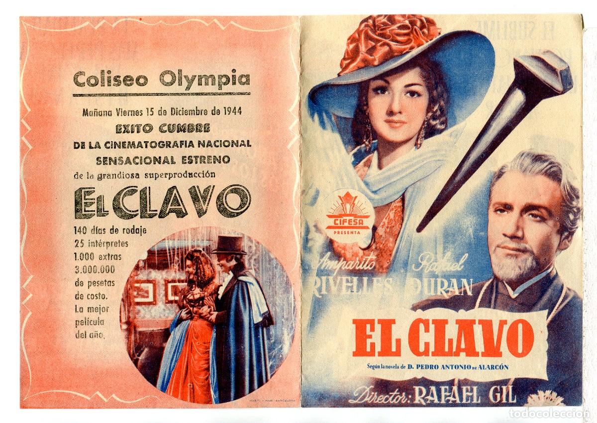 Cine: EL CLAVO, con Amparito Rivelles. - Foto 1