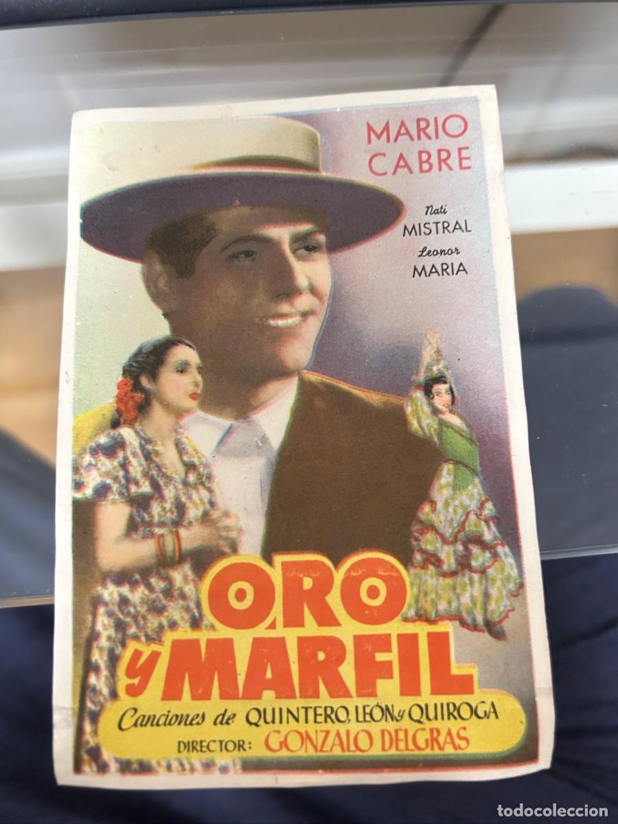 Cine: &ordm;1231 oro y marfil sin publicidad buen estadp