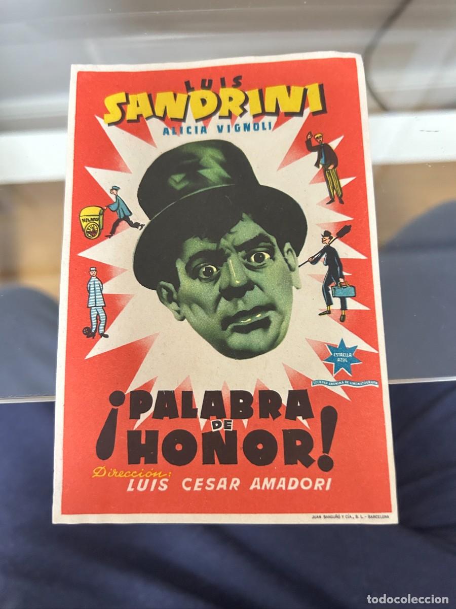 Cine: &ordm;1240 palabra de honor sin publicidad buen estado