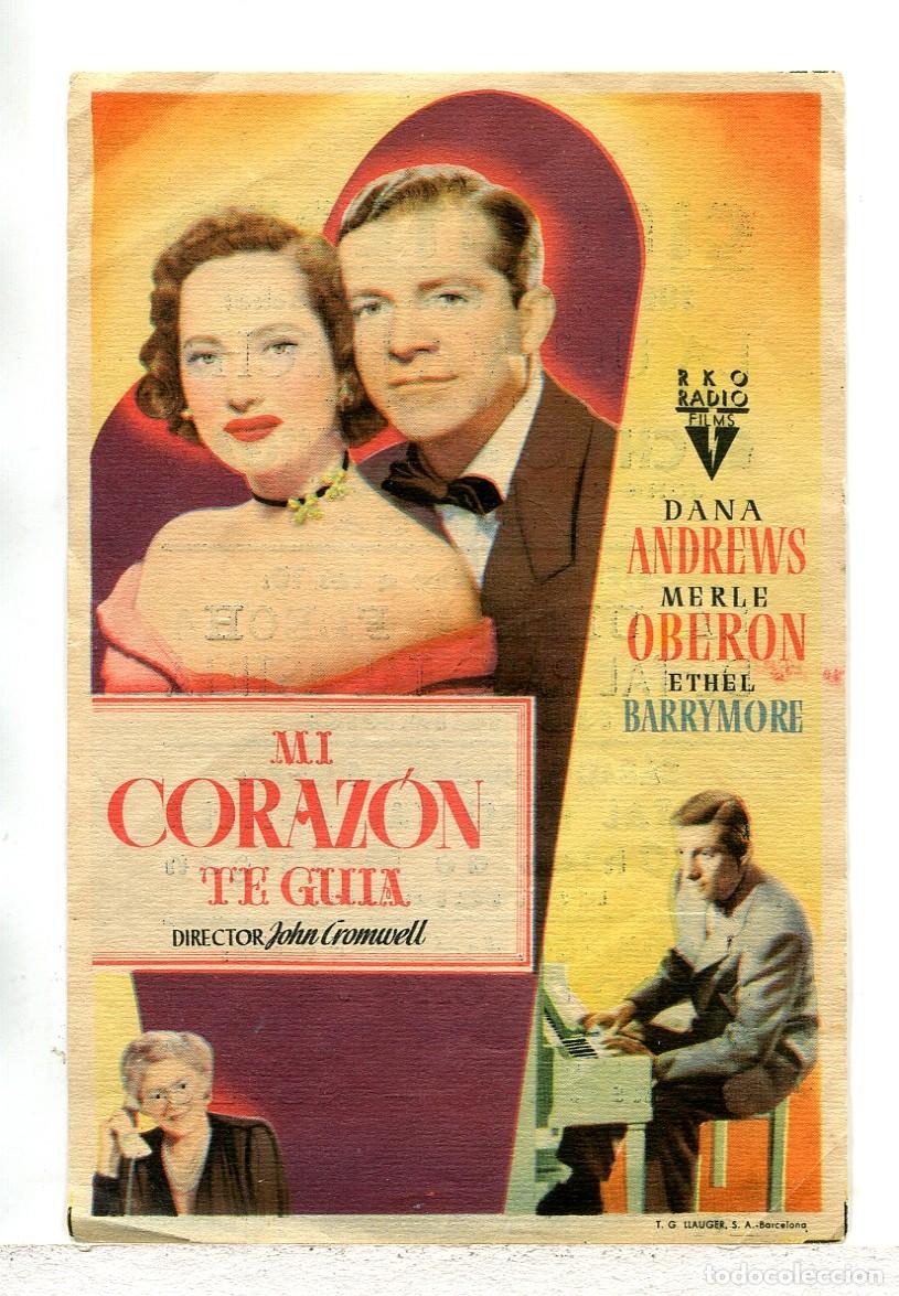 Cine: MI CORAZ&Oacute;N TE GU&Iacute;A, con Merle Oberon.