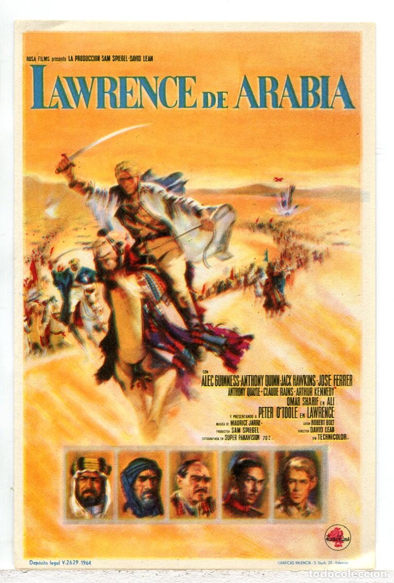 Cine: LAWRENCE DE ARABIA, con Lawrence Oliver..