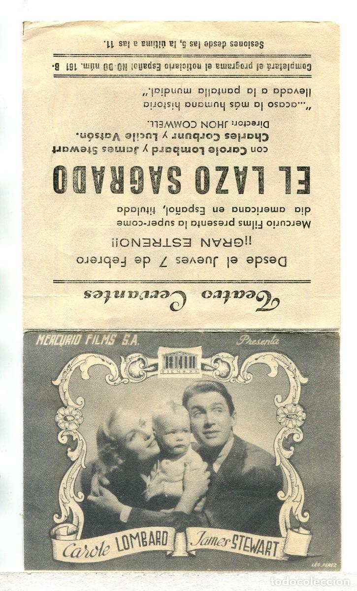 Cine: LAZO SAGRADO, con James Stewart.