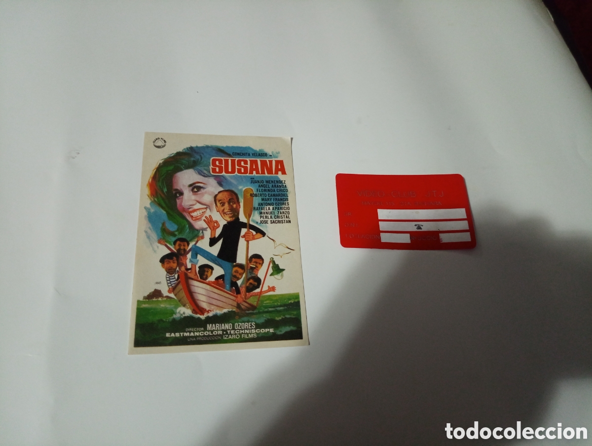 Cine: Folleto de mano susana