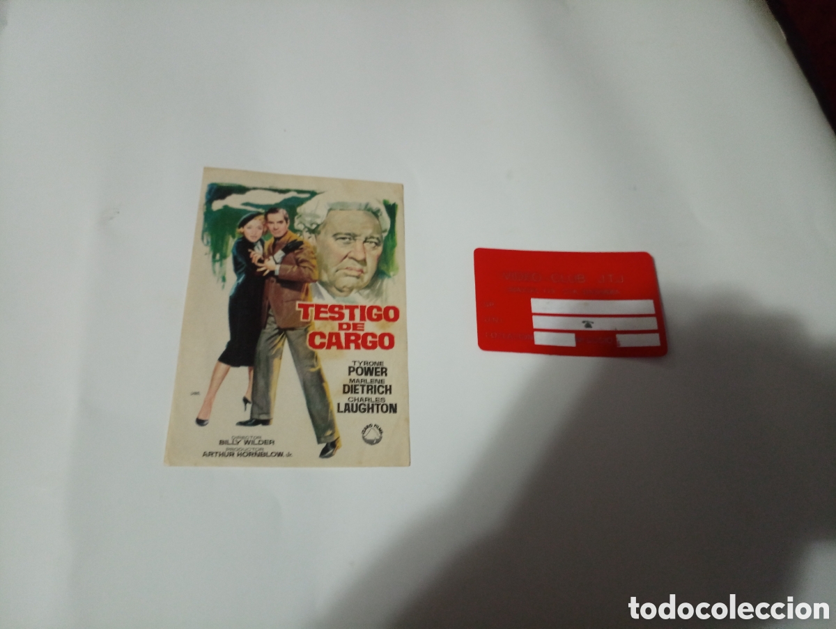Cine: Folleto de mano testigo de cargo