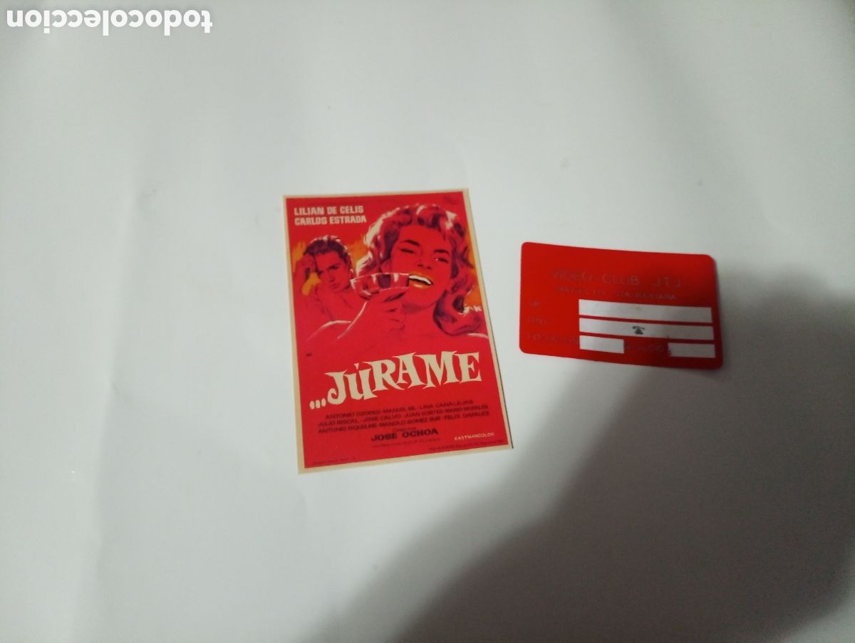 Cine: Folleto de mano jurame - Foto 1
