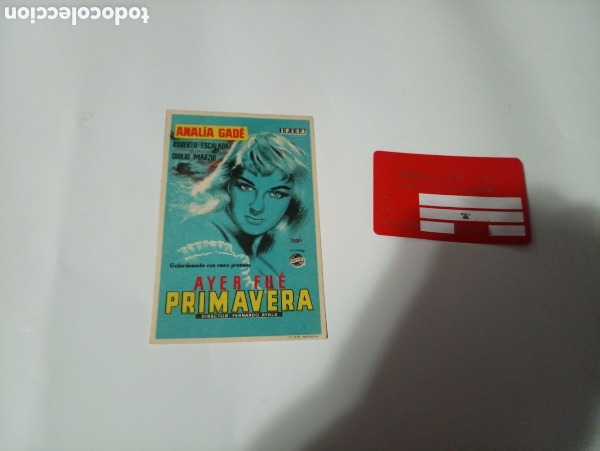 Cine: Folleto de mano ayer fue primavera