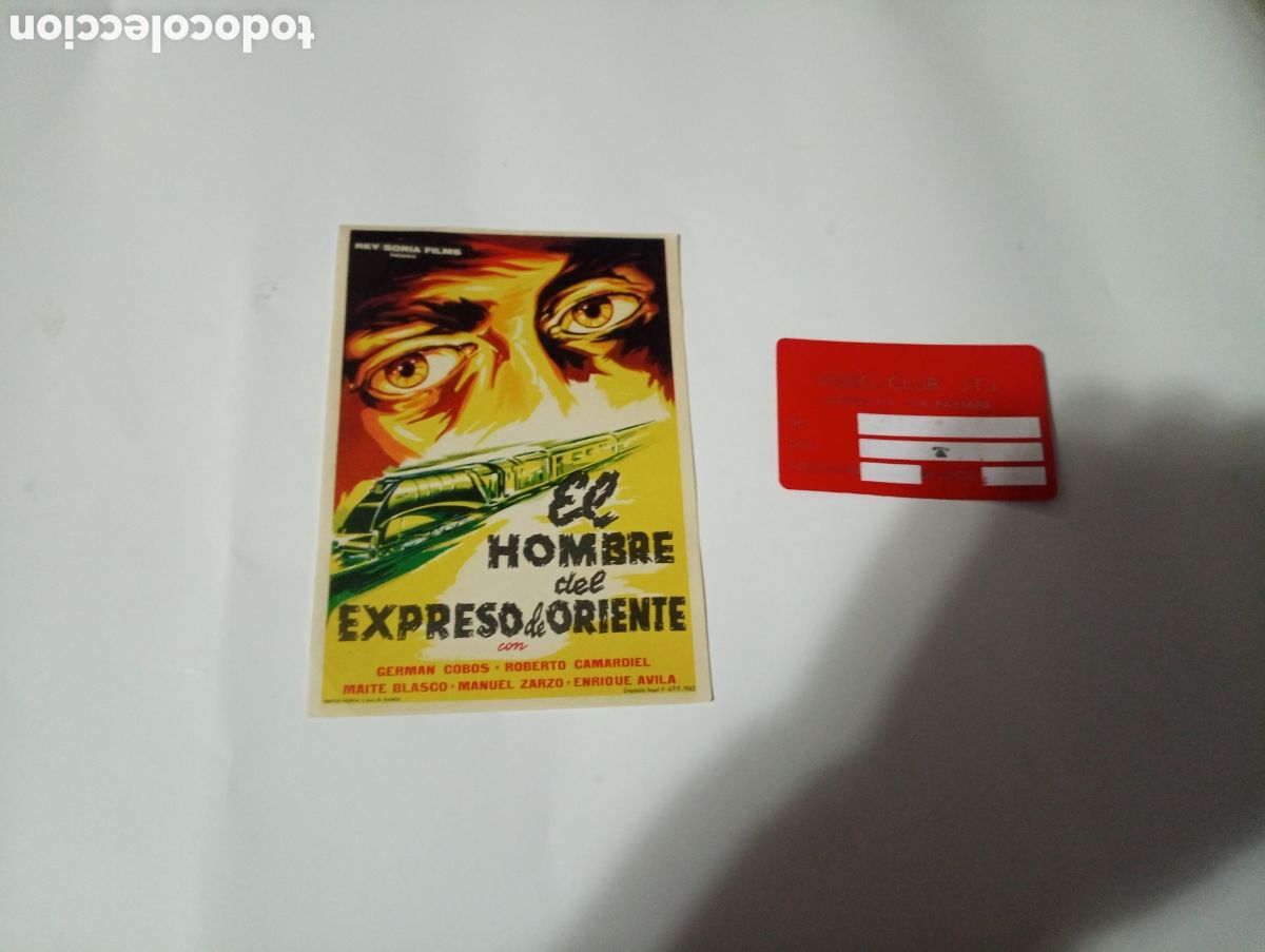 Cine: Folleto de mano el hombre del expreso de oriente