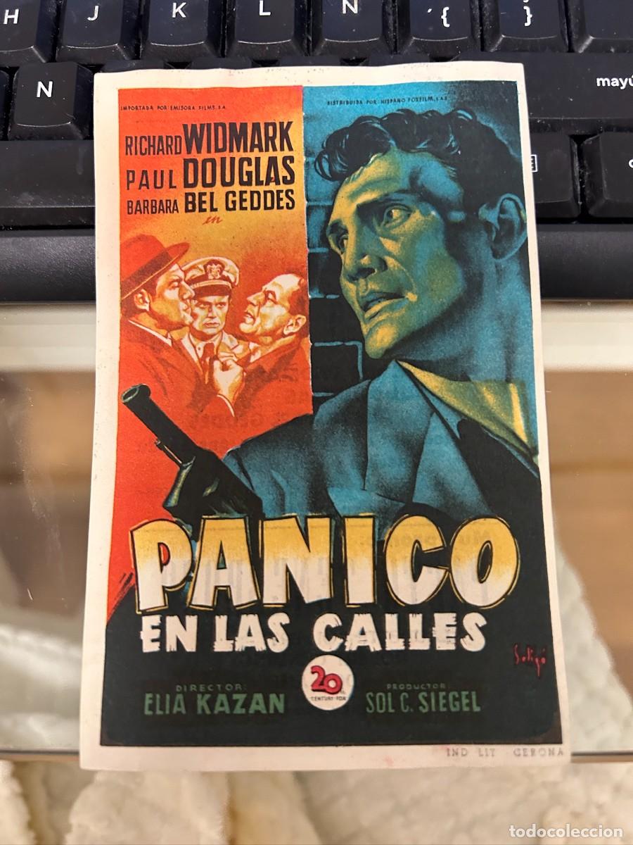 Cine: &ordm;1244 PANICO EN LAS CALLLES CINE ALKAZAR Y CINE LA MAGDALENA CORDOBA CON PUBLICIDAD BUEN ESTADO