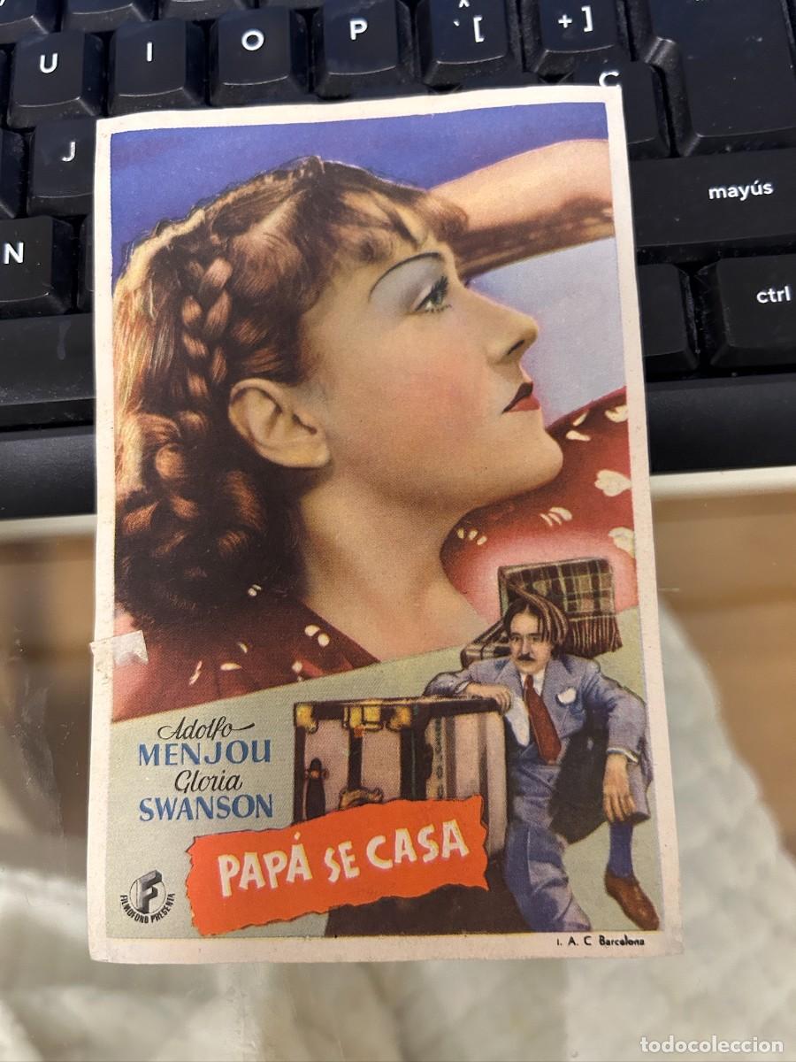 Cine: &ordm;1245 papa se casa sin publicidad buen estado
