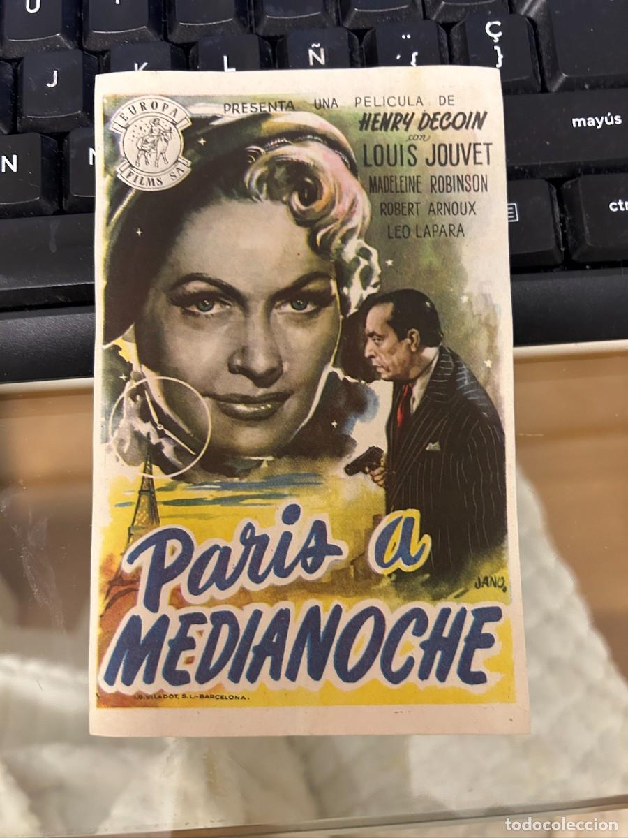 Cine: &ordm;1249 paris a medianoche sin publicidad buen estado