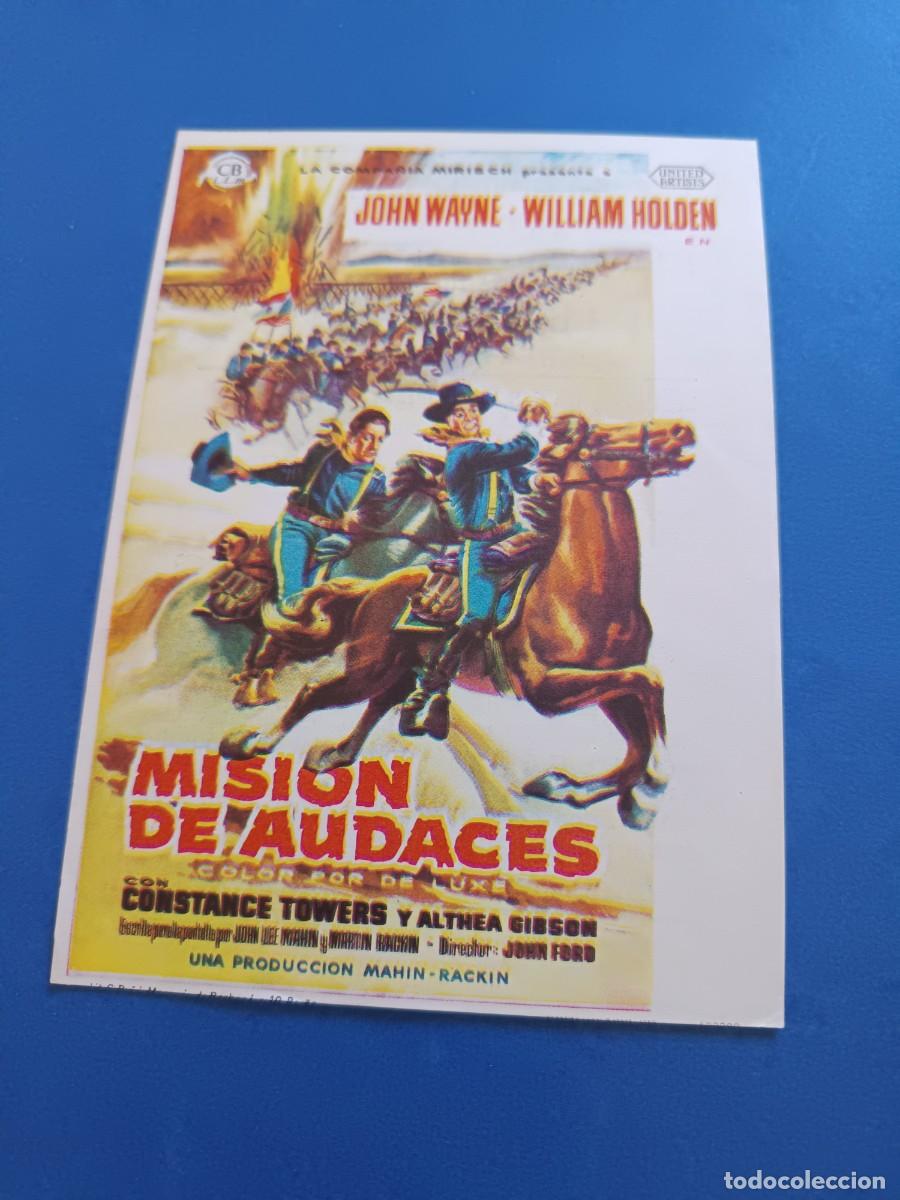 Cine: PROGRAMA DE CINE MISION DE AUDACES JOHN WAYNE