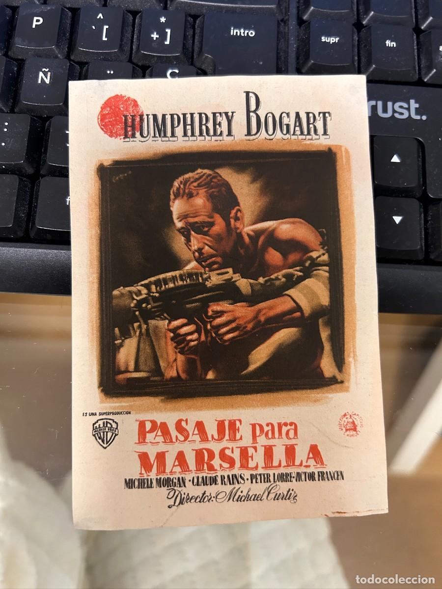 Cine: &ordm;1254 pasaje a marsella sin publicidad buen estado