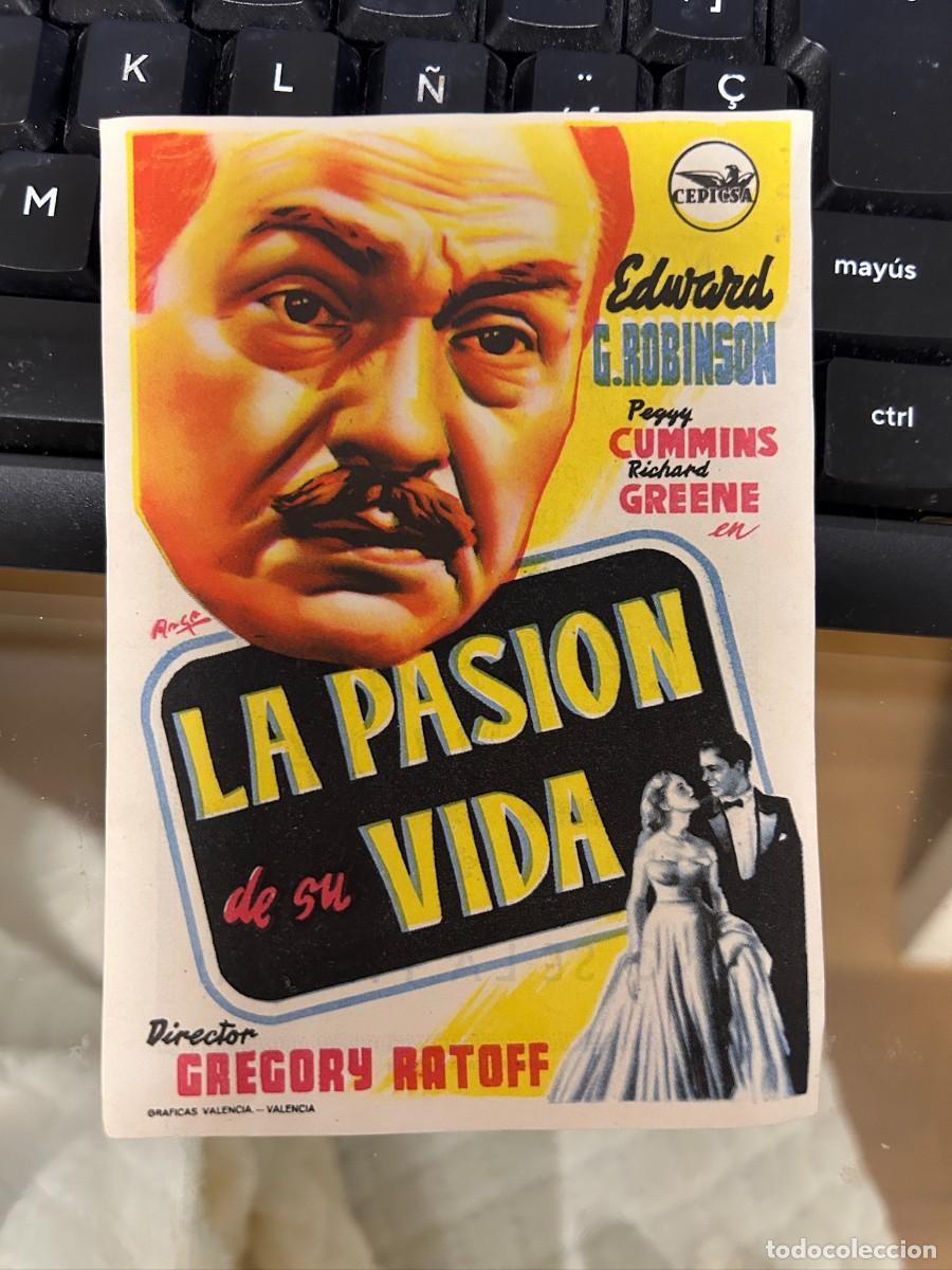 Cine: &ordm;1256 la pasion de su vida cine monumental tetuan con publicidad buen estado