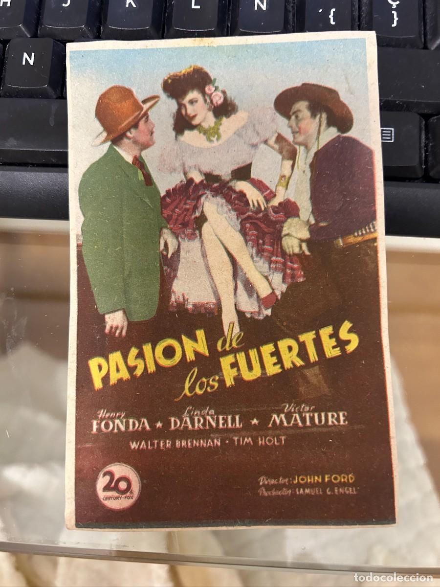 Cine: &ordm;1257 pasion de los fuertes sin publicidad buen estado