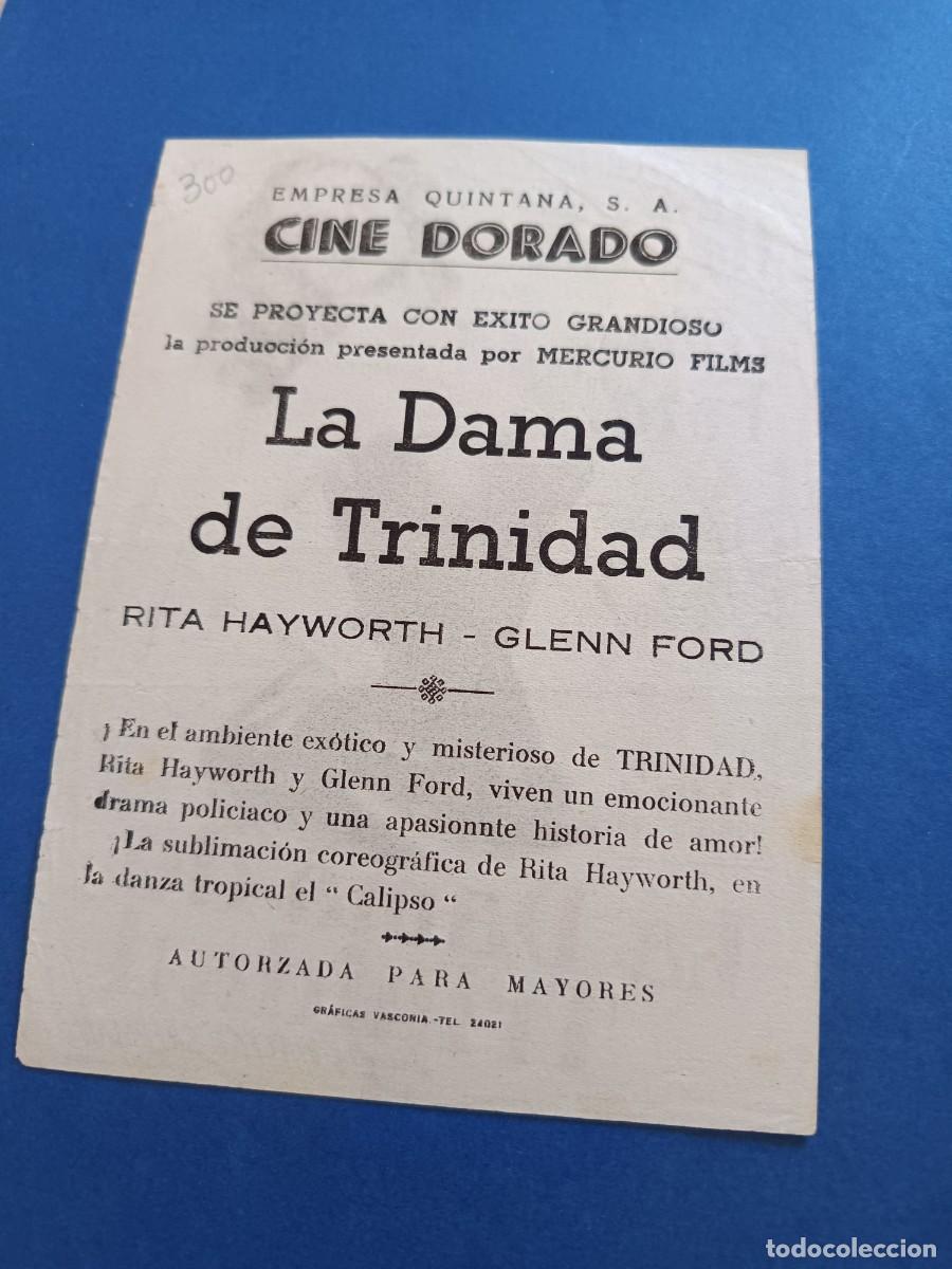 Cine: PROGRAMA DE CINE LA DAMA DE TRINIDAD GLENN FORD - Foto 2
