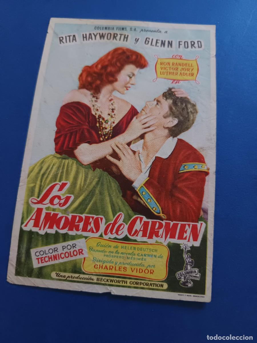 Cine: PROGRAMA DE CINE LOS AMORES DE CARMEN GLENN FORD