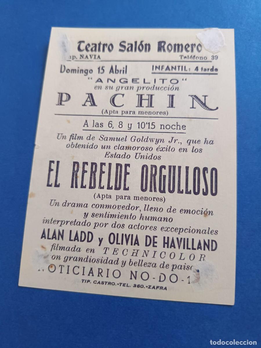 Cine: PROGRAMA DE CINE EL REBELDE ORGULLOSO ALAN LADD - Foto 2