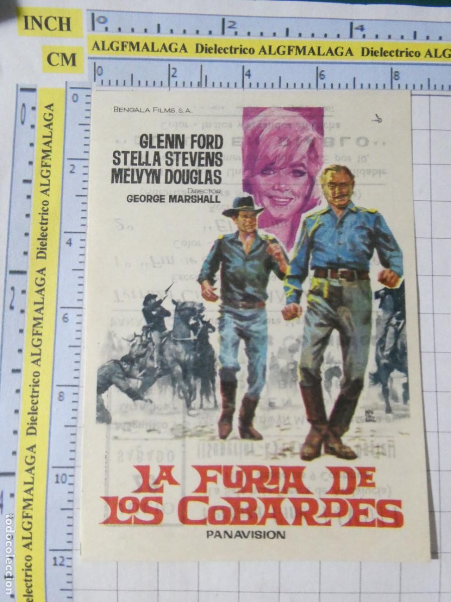 Cine: PROGRAMA DE MANO. CINE. PEL&Iacute;CULA. LA FURIA DE LOS COBARDES CINE TIVOLI AND&Uacute;JAR JAEN. 555